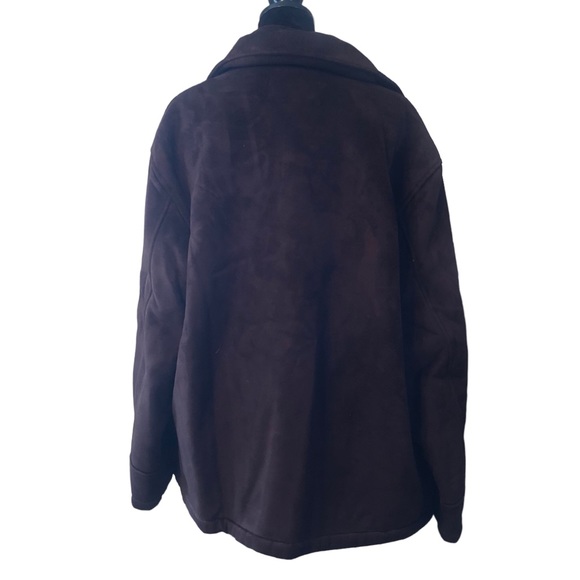 Axcess Brown Faux Suede Jacket size XL - Picture 8 of 9